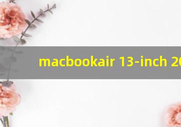 macbookair 13-inch 2015